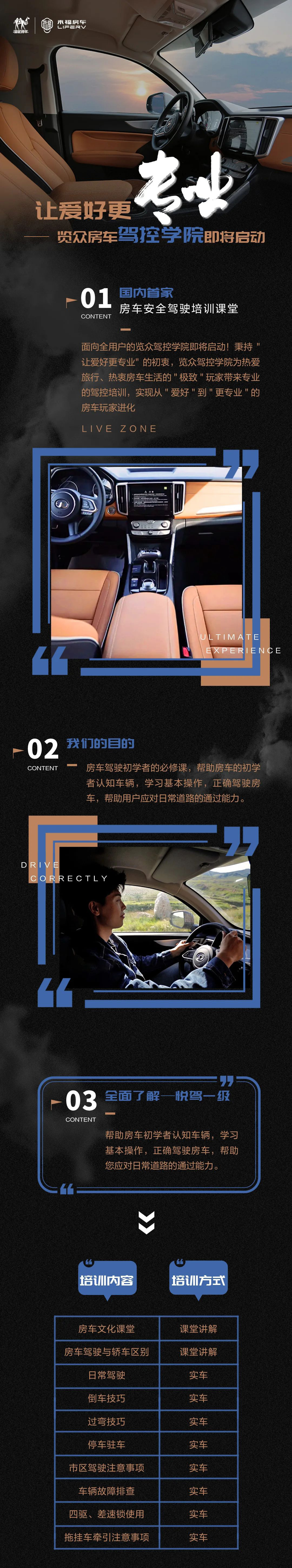 讓愛好更專業(yè)！覽眾房車駕控學(xué)院即將啟動
